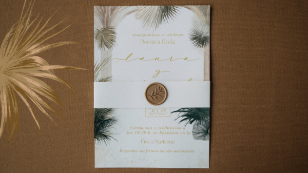 Imagen de Invitación Boda Herbal